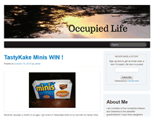 Tablet Screenshot of occupiedlife.com